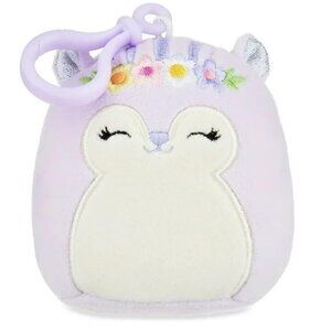 Squishmallows Original - Sydnee the Lavender Squirrel - Easter Clip-On